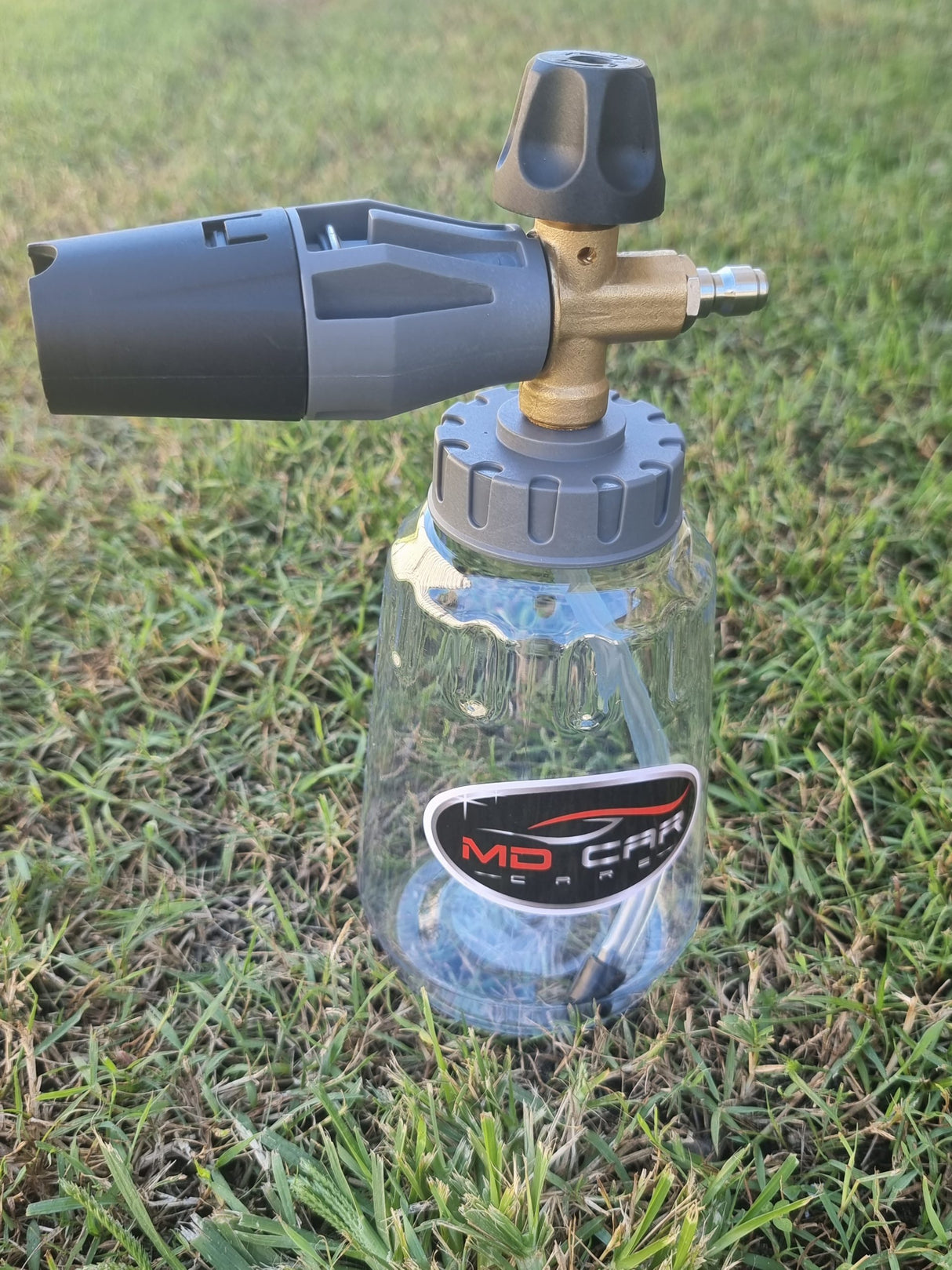 QC Snow Foam Cannon 1L Clear | Car Wash Foam Lance