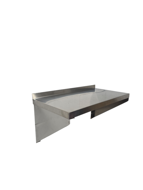 Stainless Steel Wall Shelf 60CM | Garage & Product Display Rack | Australia