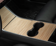 Wood Grain Console Wrap for Tesla Model 3/Y 2021 | Interior Film Set