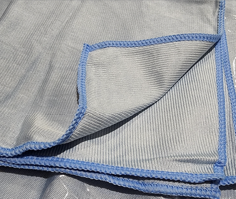 Stripe Glass Microfibre Towels 10pk | Streak-Free Glass Cleaning | Australia