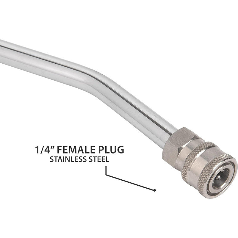 Bent Extension Wand Plastic - 1/4 Inch Quick Connect 50cm