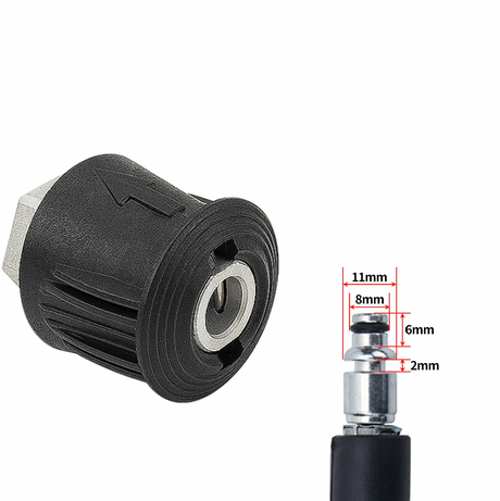 Bosch to M22 Adapter for short gun conversion (click-in) Metal