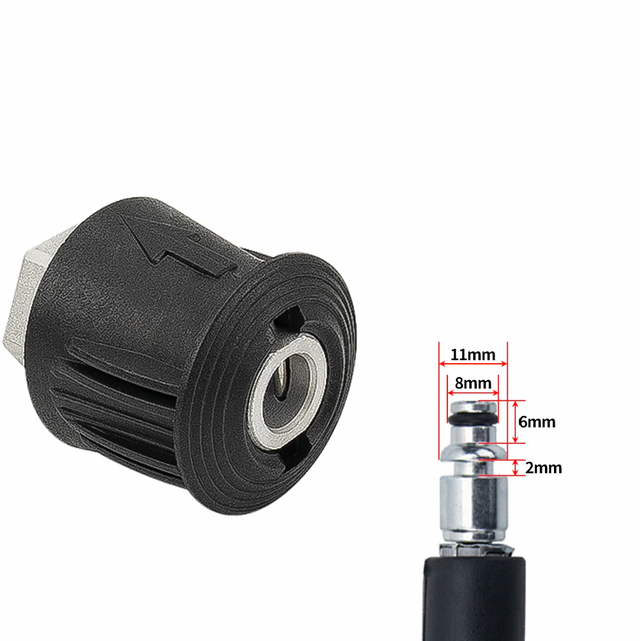Bosch to M22 Adapter for short gun conversion (click-in) Metal