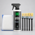 Interior refresh bundle with 3D interior detailer, cleaning pad and detailing brush set