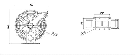 Pressure Washer Auto Rewind Hose Reel