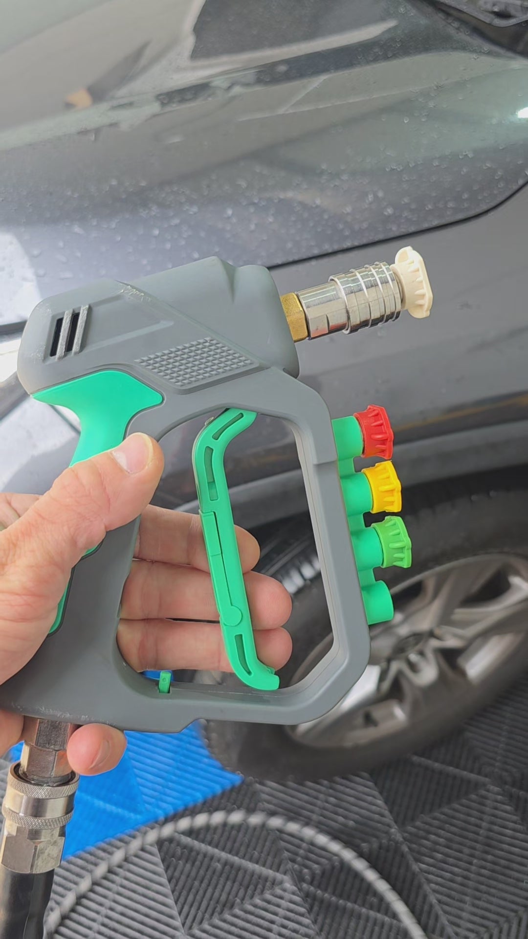 Premium Short Pressure Washer Gun – 4000 PSI with Swivel & Trigger Lock