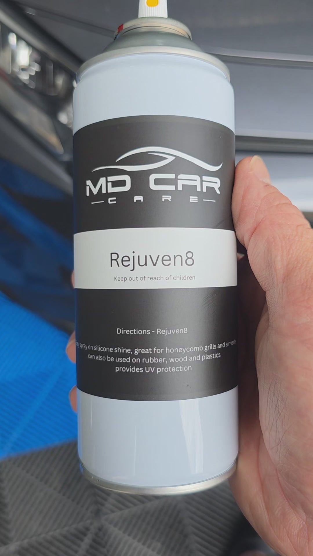 MD Car Care Rejuven8 - Spray Silicone Dressing 250g