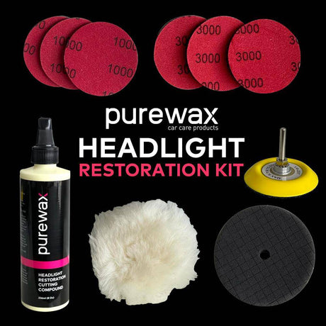 Purewax Headlight Restoration Kit