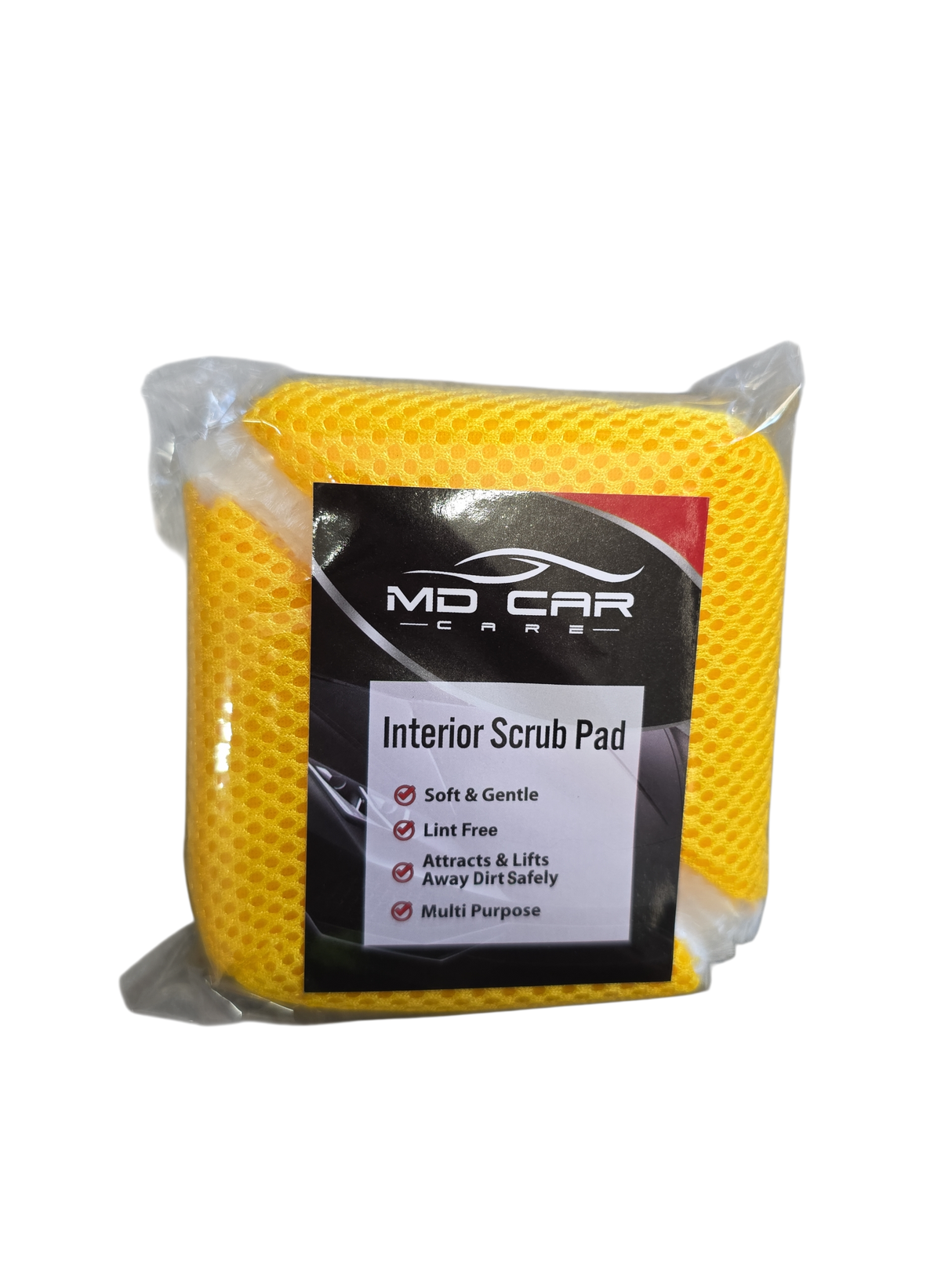 Interior Cleaning Triangle – Scratch-Free Scrubbing for Leather, Vinyl & Upholstery 2pk