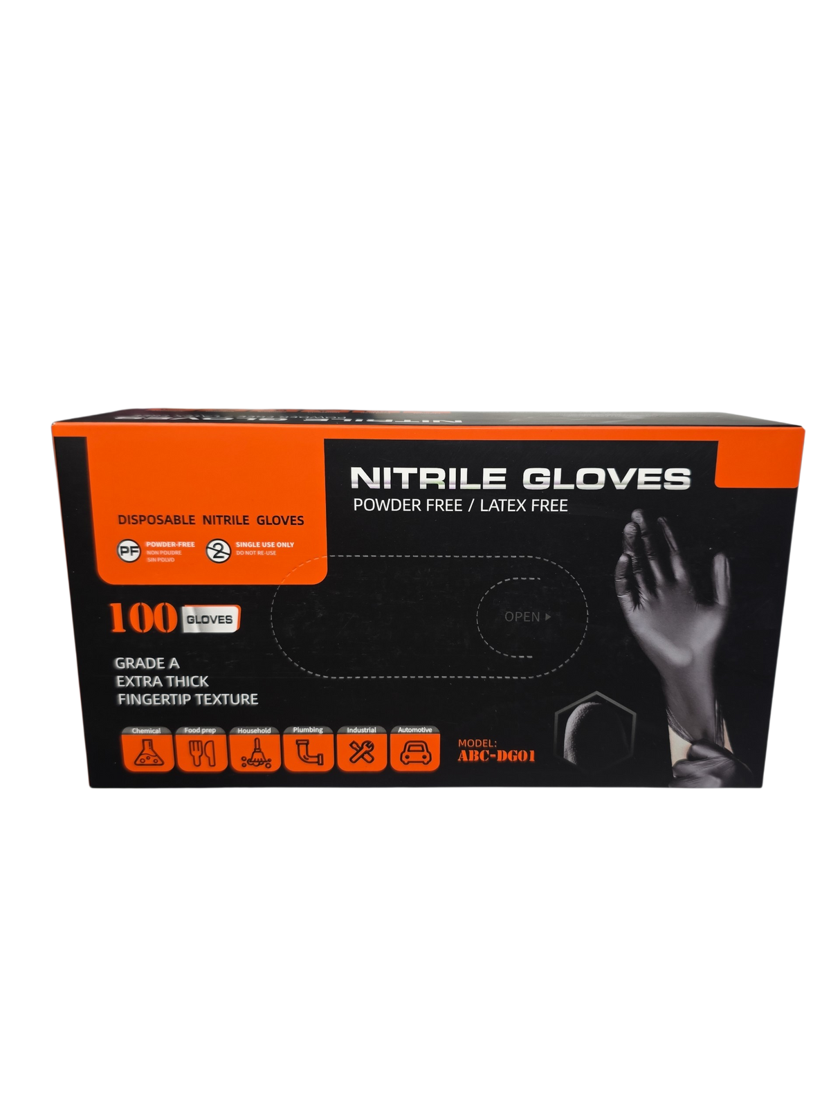 MD Car Care - Black Nitrile Gloves