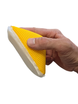 Interior Cleaning Triangle – Scratch-Free Scrubbing for Leather, Vinyl & Upholstery 2pk