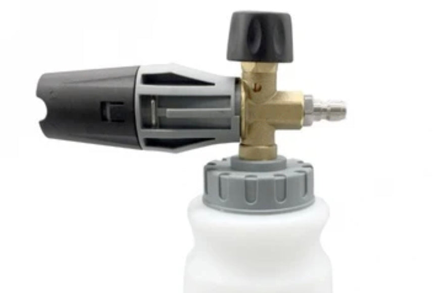 Snow foam cannon top head + tube + ball. No bottle