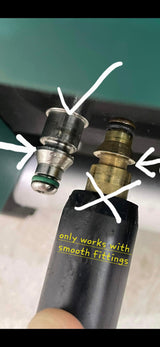 Gerni / Stihl to 3/8" Female QC  Adapter for short gun conversion