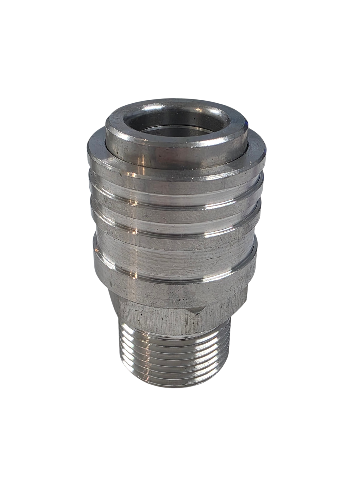 Male M22 to Female 3/8 QC Adapter (14mm) Stainless Steel