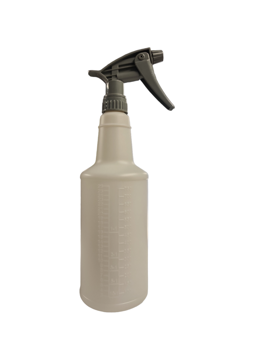 750ml spray bottle clear
