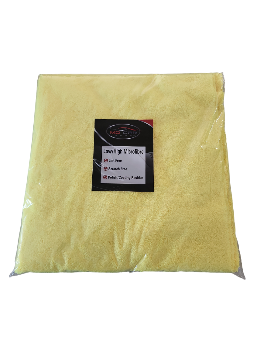 Premium Edgeless Dual High/Low Pile Microfibre Towel 100pcs BULK
