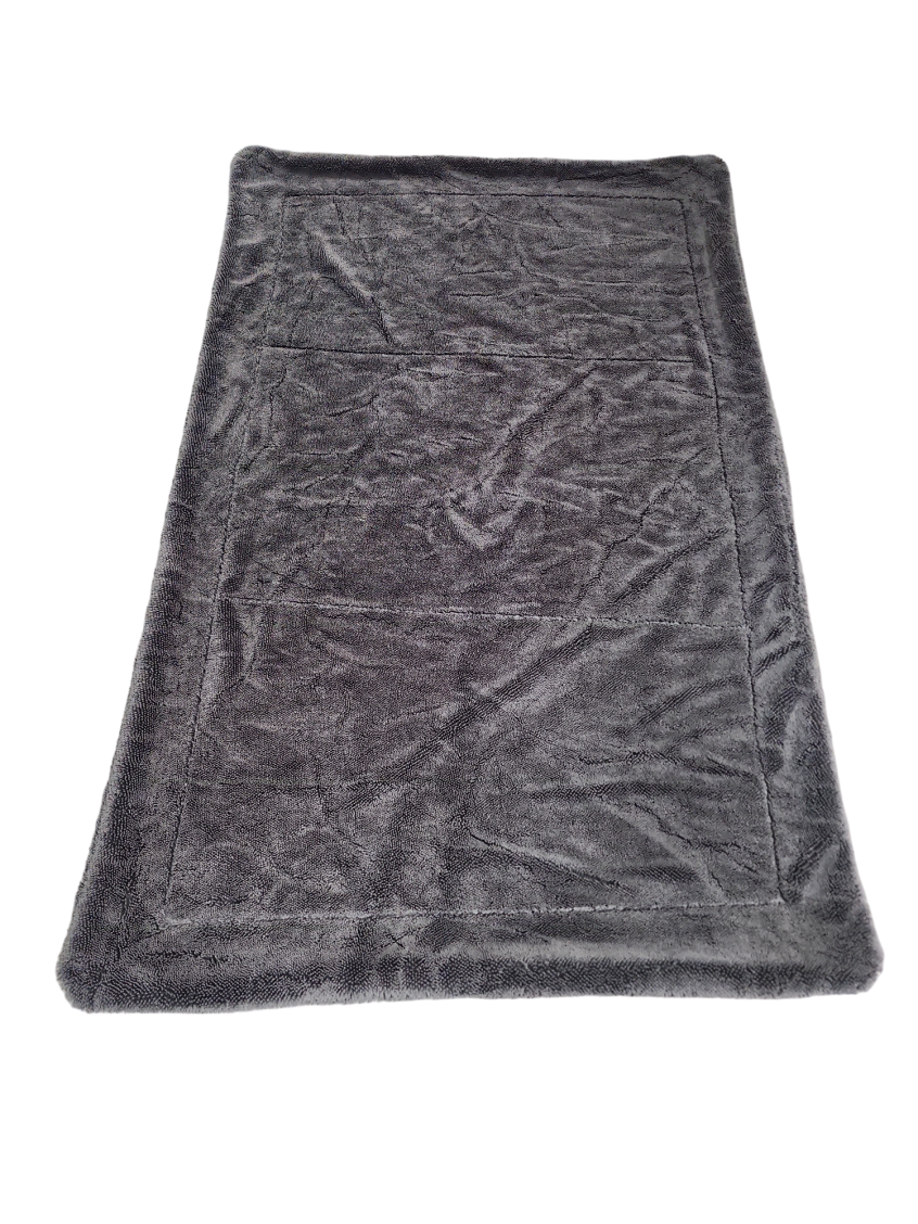 Twisted Loop Drying Towel Grey 40cmx60cm