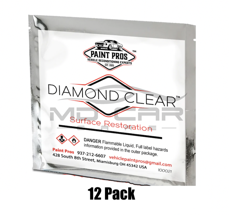 Diamond Clear Pouches - 12-Pack
