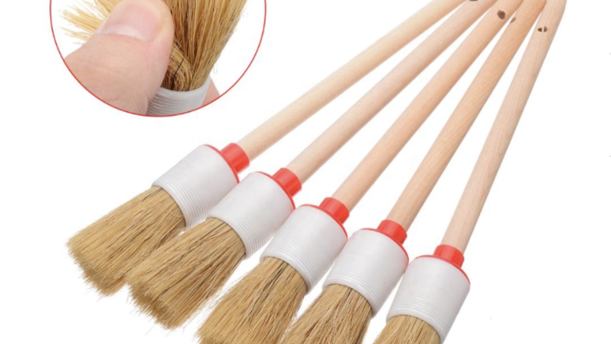 EVEAGE 12PCS Car Detailing Brush Set for Cleaning Wheels Interior