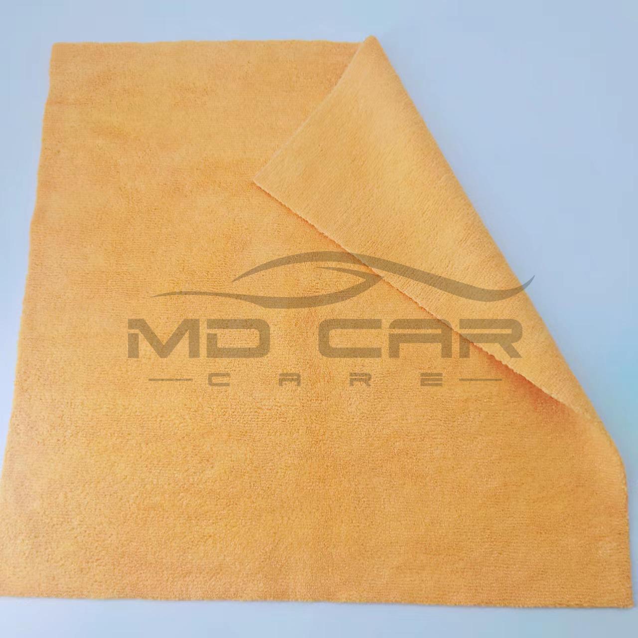 Low Pile Orange Microfibre Towel 40cm x 40cm - 10pk