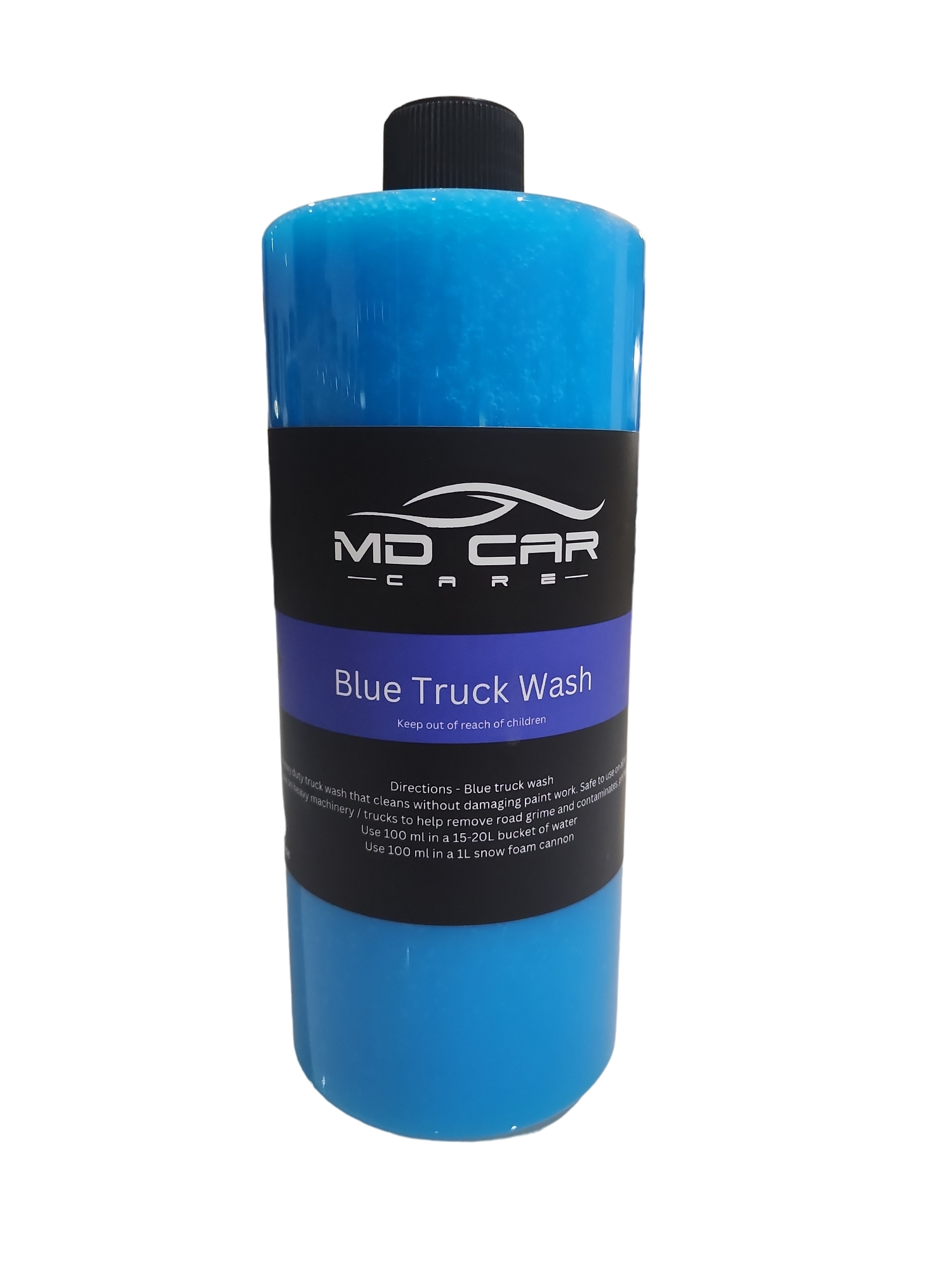 blue truck awash